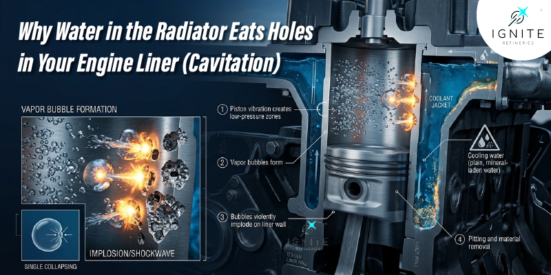 Why Water in the Radiator Eats Holes in Your Engine Liner (Cavitation)